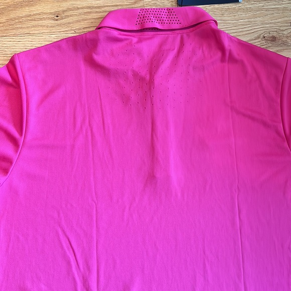 NWT Adidas Pink Climachill Club Polo Size L - Picture 5 of 9